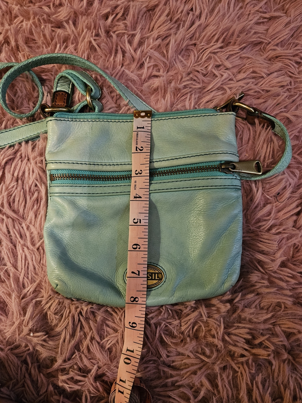 Fossil✨️Mini Explorer Crossbody - Turquoise - Picture 9 of 9